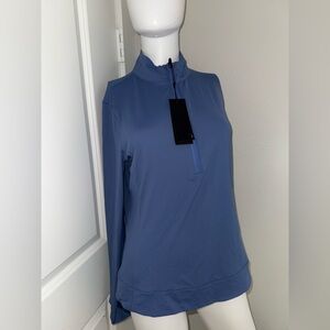 Greyson NWT Halley Quarter Zip Hampstead Blue L